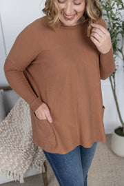 WAREHOUSE Naomi Pocket Sweater - Latte