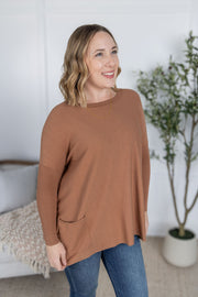 WAREHOUSE Naomi Pocket Sweater - Latte