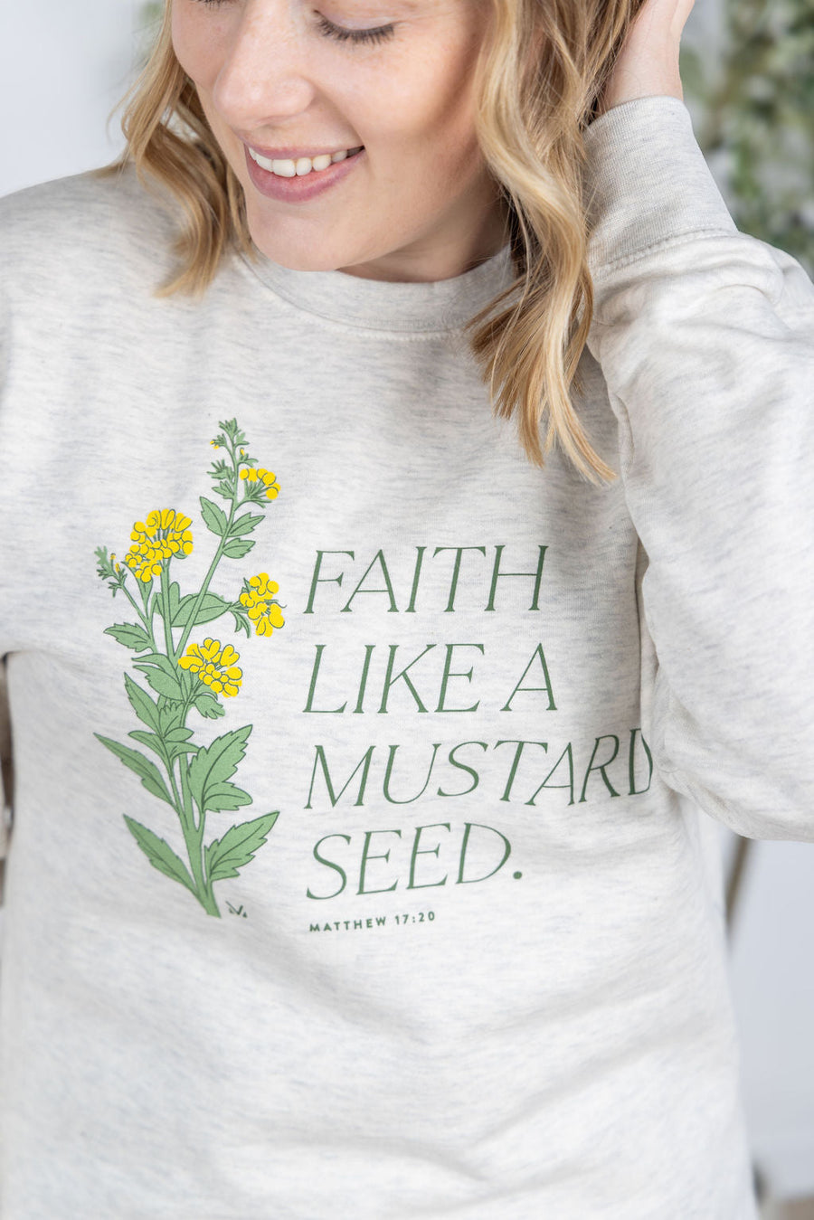 WAREHOUSE Faith Like A Mustard Seed Pullover