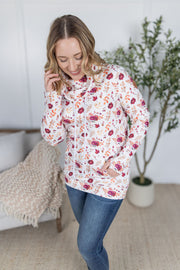 WAREHOUSE Soft Funnel Neck - Autumn Floral