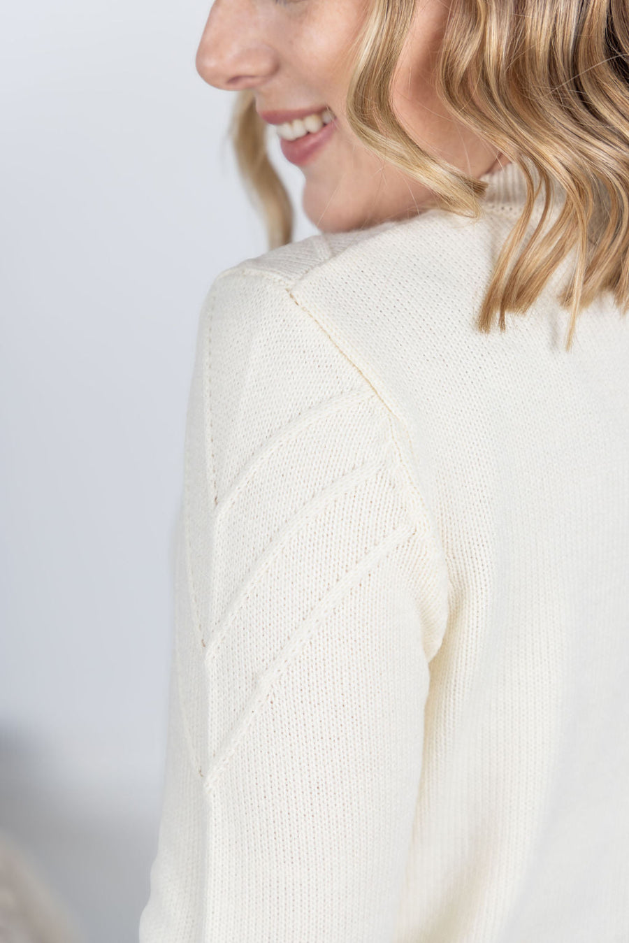 WAREHOUSE Evelyn Sweater - Ivory
