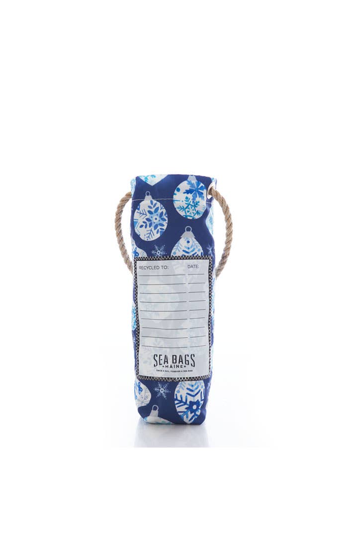 Sea Bag Snowflake Ornaments Wine Bag
