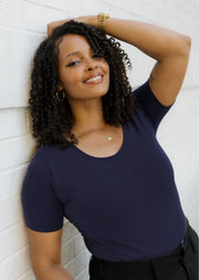 Reversible Short Sleeve Top
