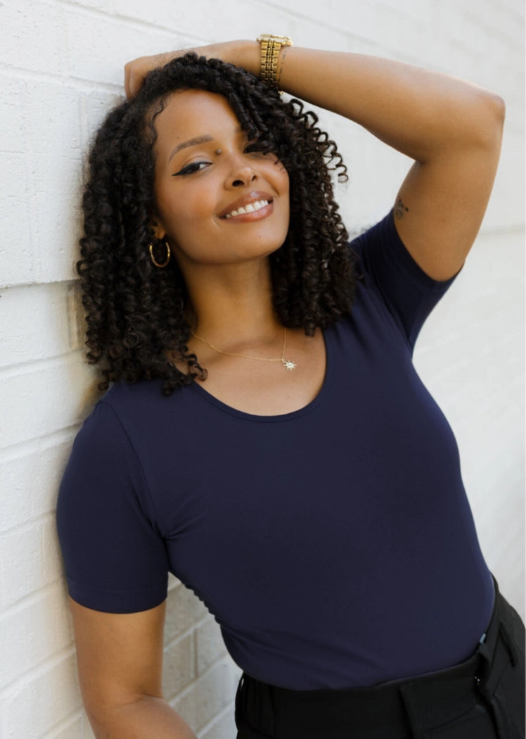 Reversible Short Sleeve Top