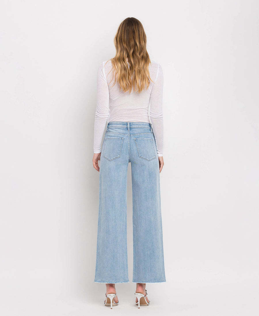 Olivia- Wide Leg High Rise Summer Wash