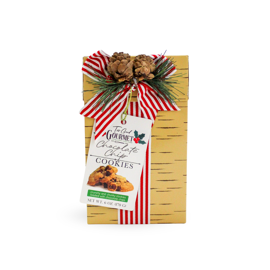 Holiday Birch Present Box Cookies