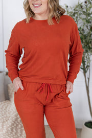 WAREHOUSE Corrine Joggers - Pumpkin FINAL SALE