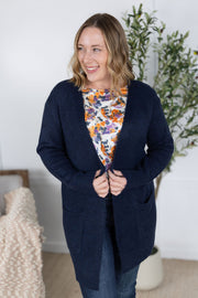 WAREHOUSE Madison Cozy Cardigan - Navy