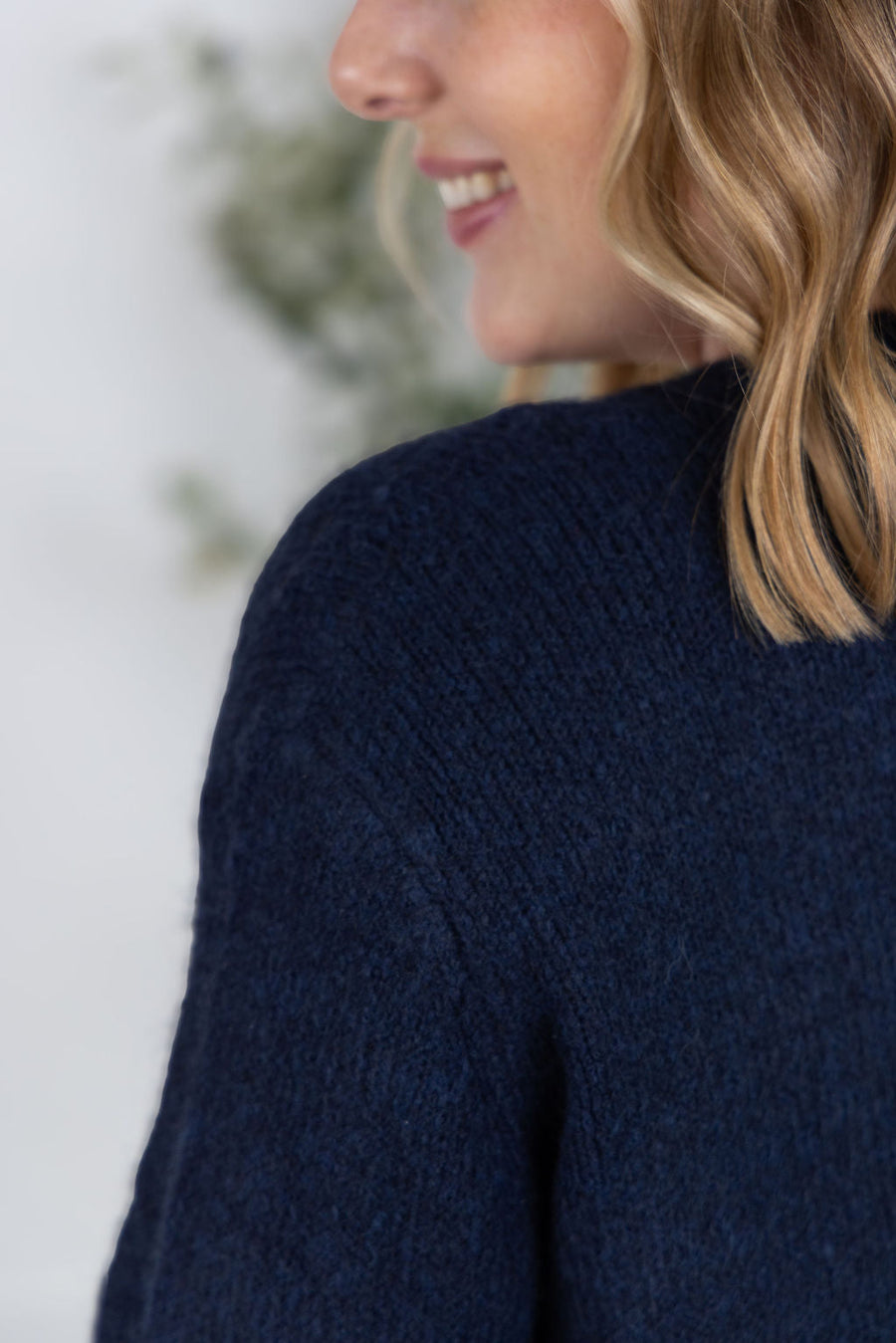 WAREHOUSE Madison Cozy Cardigan - Navy