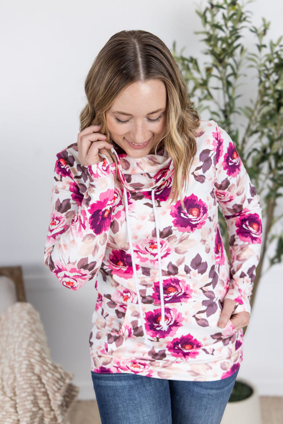 WAREHOUSE Soft Funnel Neck - Autumn Blossom