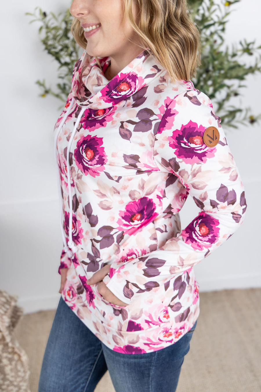 WAREHOUSE Soft Funnel Neck - Autumn Blossom