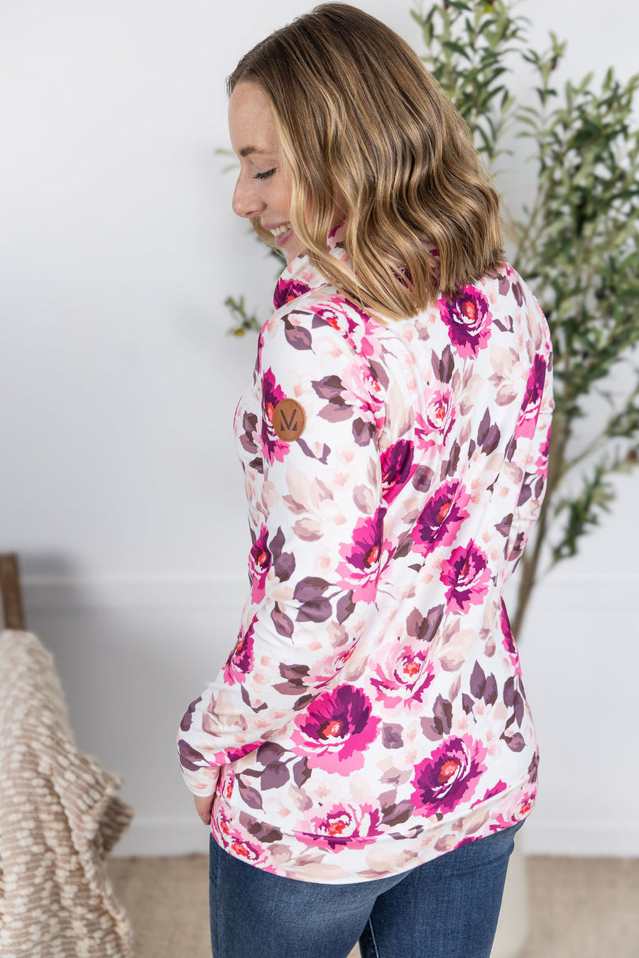 WAREHOUSE Soft Funnel Neck - Autumn Blossom