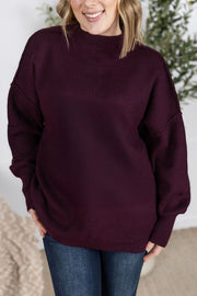 WAREHOUSE Aurora Cozy Sweater - Burgundy