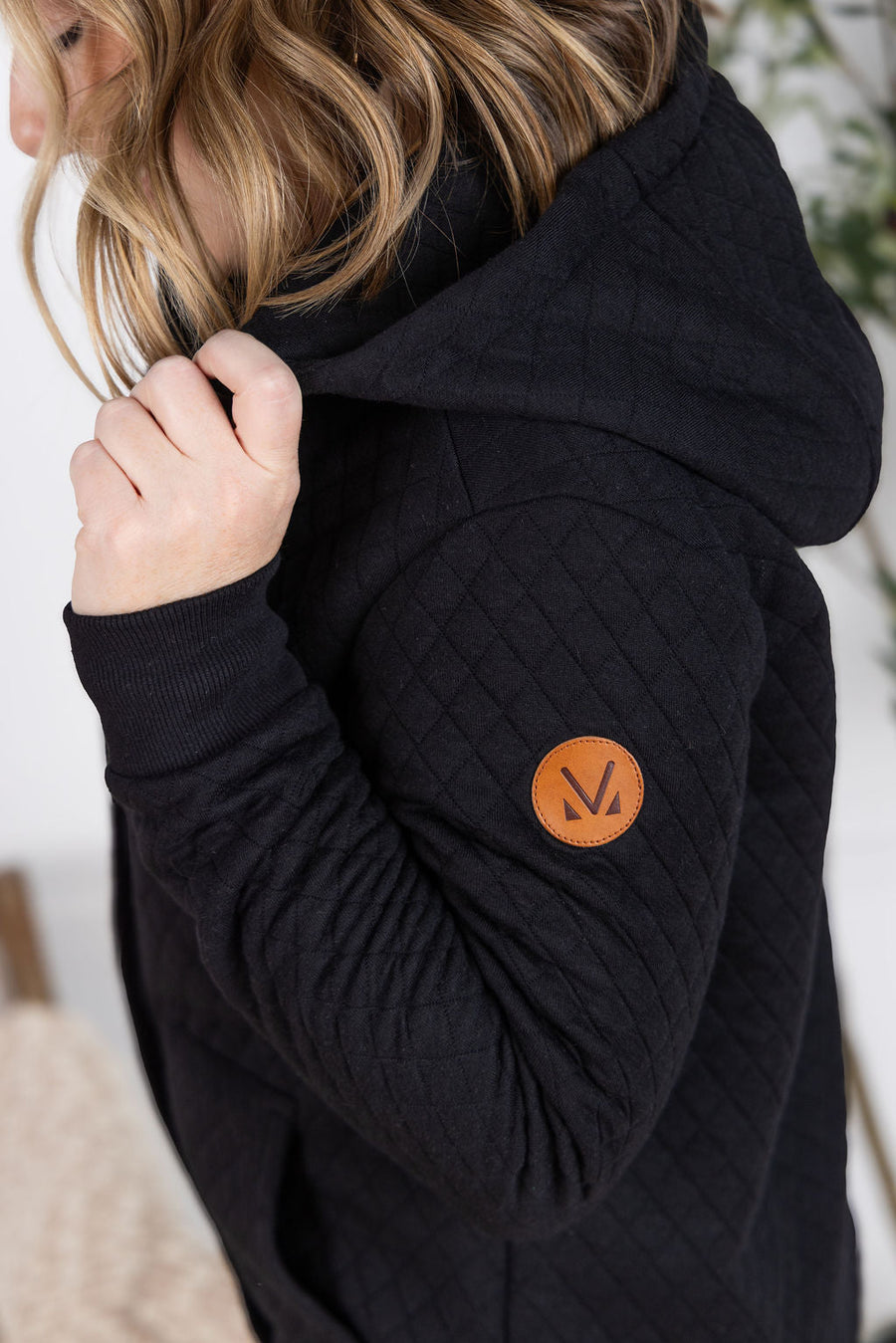 WAREHOUSE Kyla Zipper Snap Jacket - Black