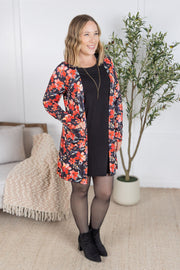 WAREHOUSE Classic Cardigan - Sunset Floral