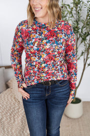 WAREHOUSE Blair Long Sleeve Top - Bright Floral