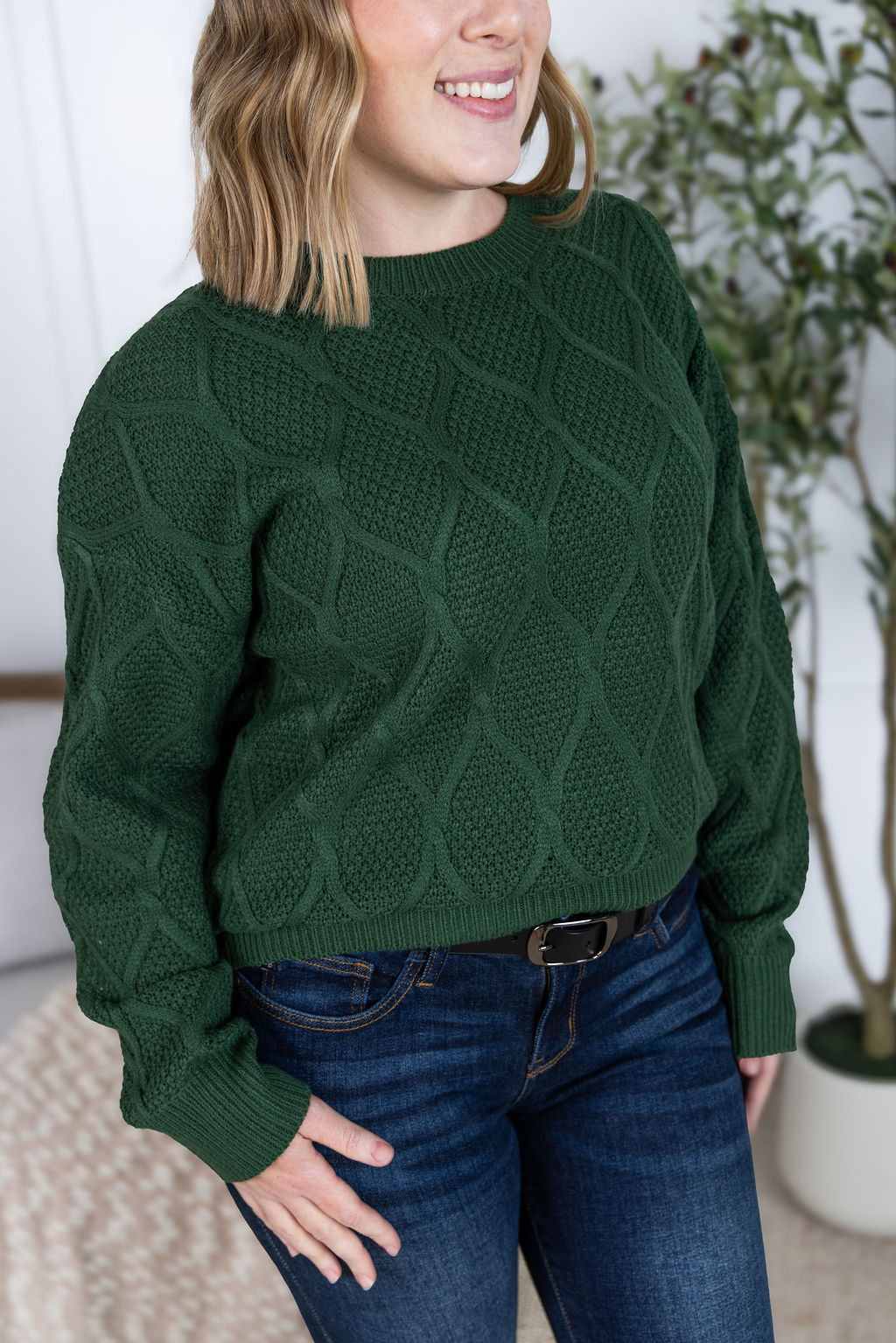 WAREHOUSE Carson Pullover - Green