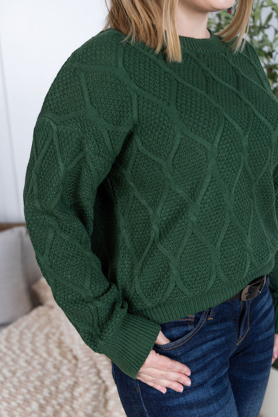 WAREHOUSE Carson Pullover - Green