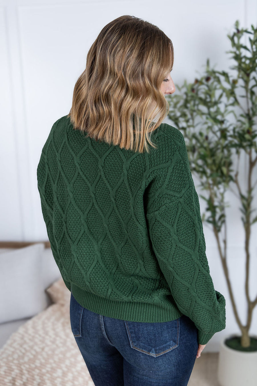 WAREHOUSE Carson Pullover - Green
