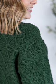WAREHOUSE Carson Pullover - Green