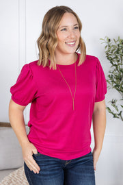 WAREHOUSE Katie Cozy Top - Magenta
