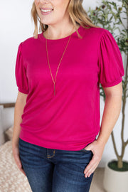 WAREHOUSE Katie Cozy Top - Magenta