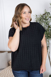 WAREHOUSE Kelly Knitted Top - Black