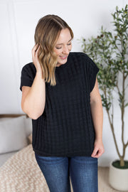 WAREHOUSE Kelly Knitted Top - Black