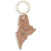Glitter Keychain - MAINE