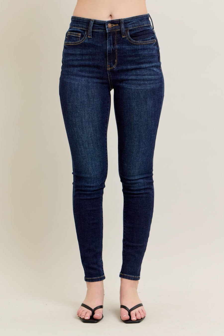 High Waisted Skinny- Dark Wash