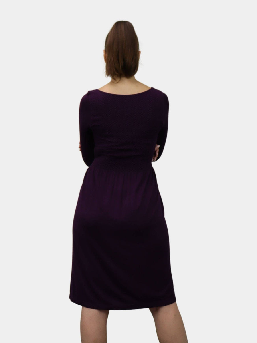 Knee Length Long Sleeve Dress