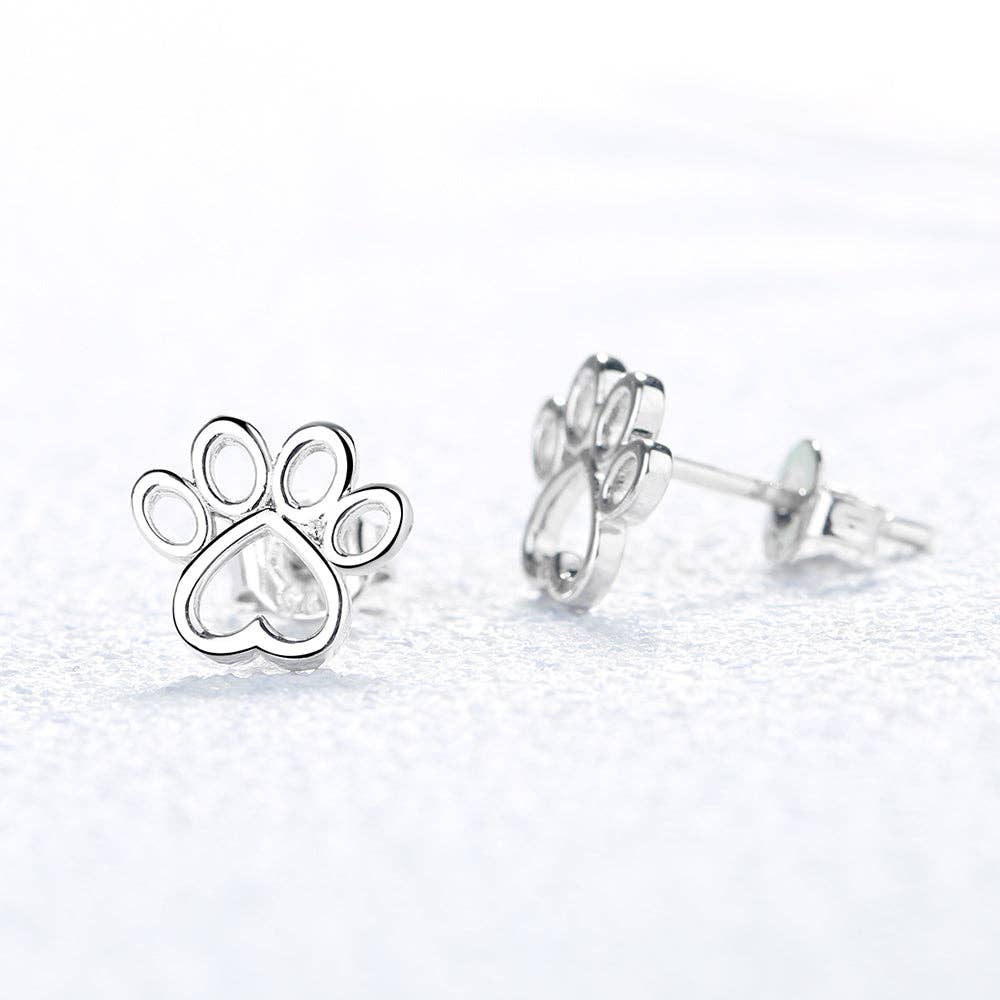 Paw Stud Earrings