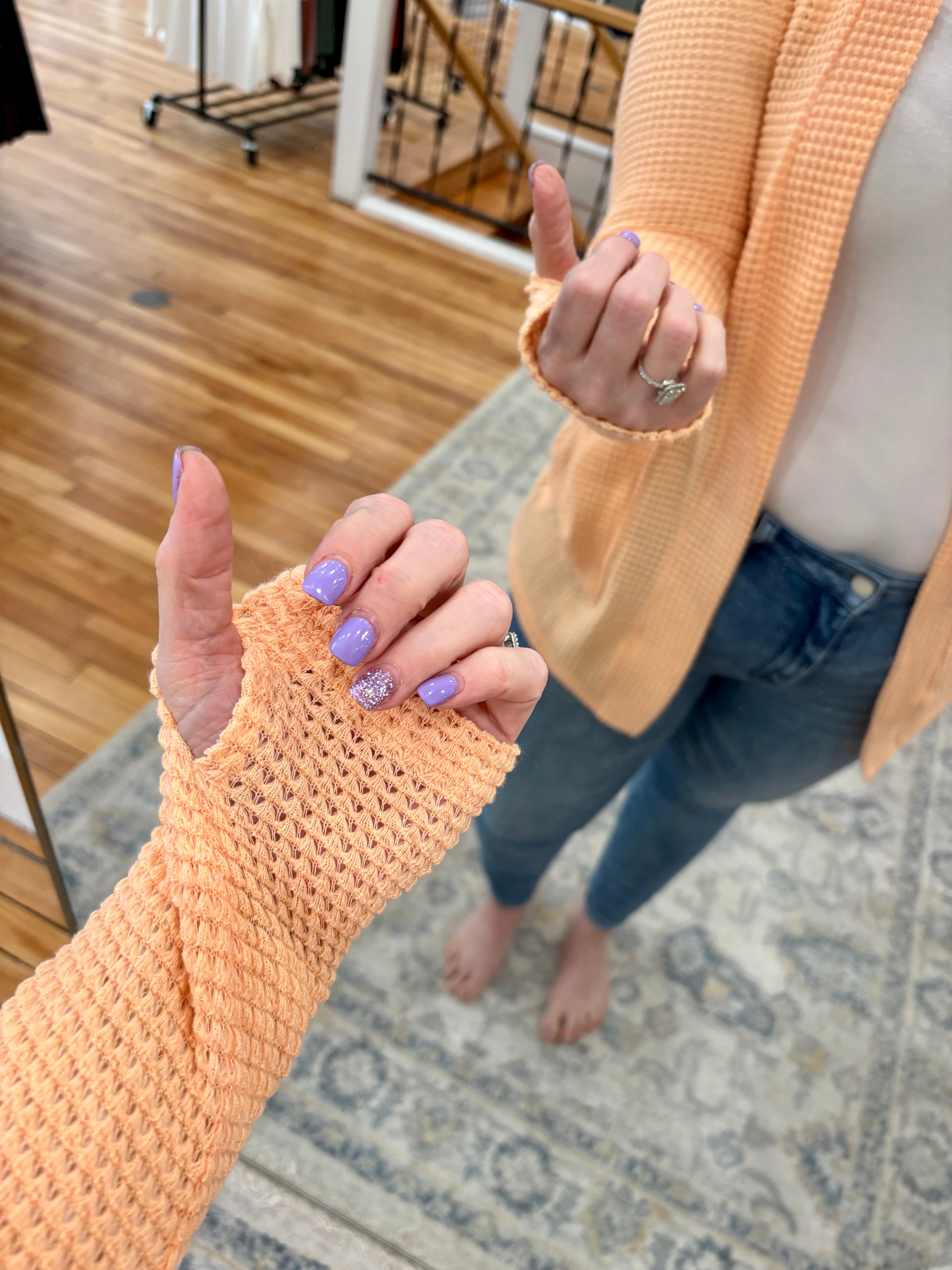 Lola Cardigan- Tangerine