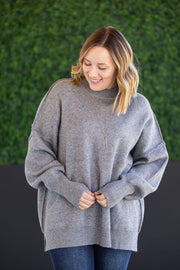 WAREHOUSE Aurora Cozy Sweater - Grey