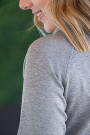WAREHOUSE Mia Scuba Halfzip - Grey