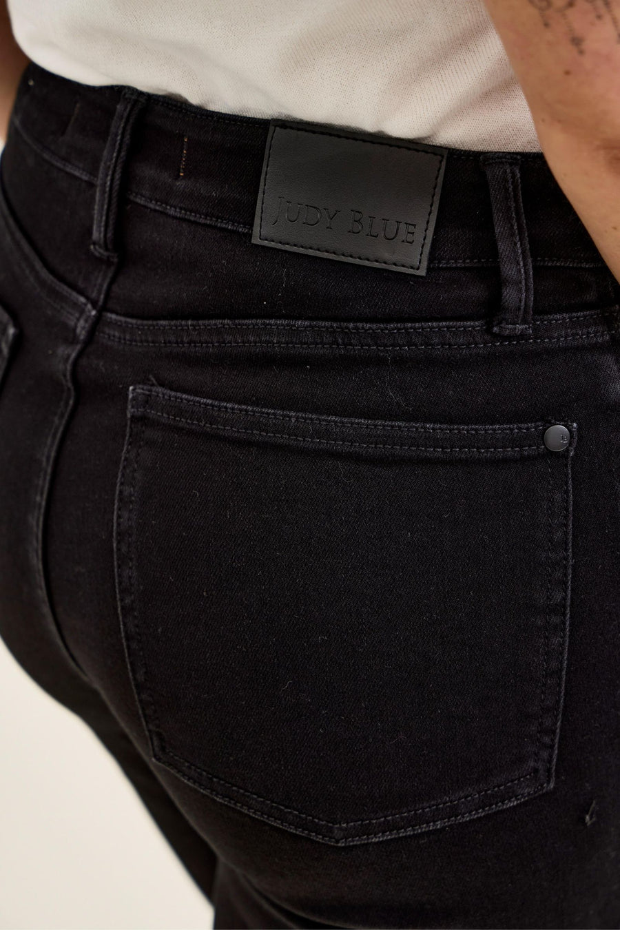 Petite Length Tummy Control Bootcut- Jet Black