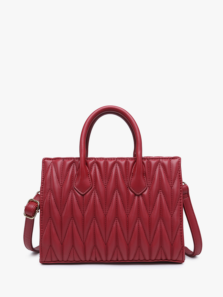 Arbor Herringbone Satchel w/ Dual Handles