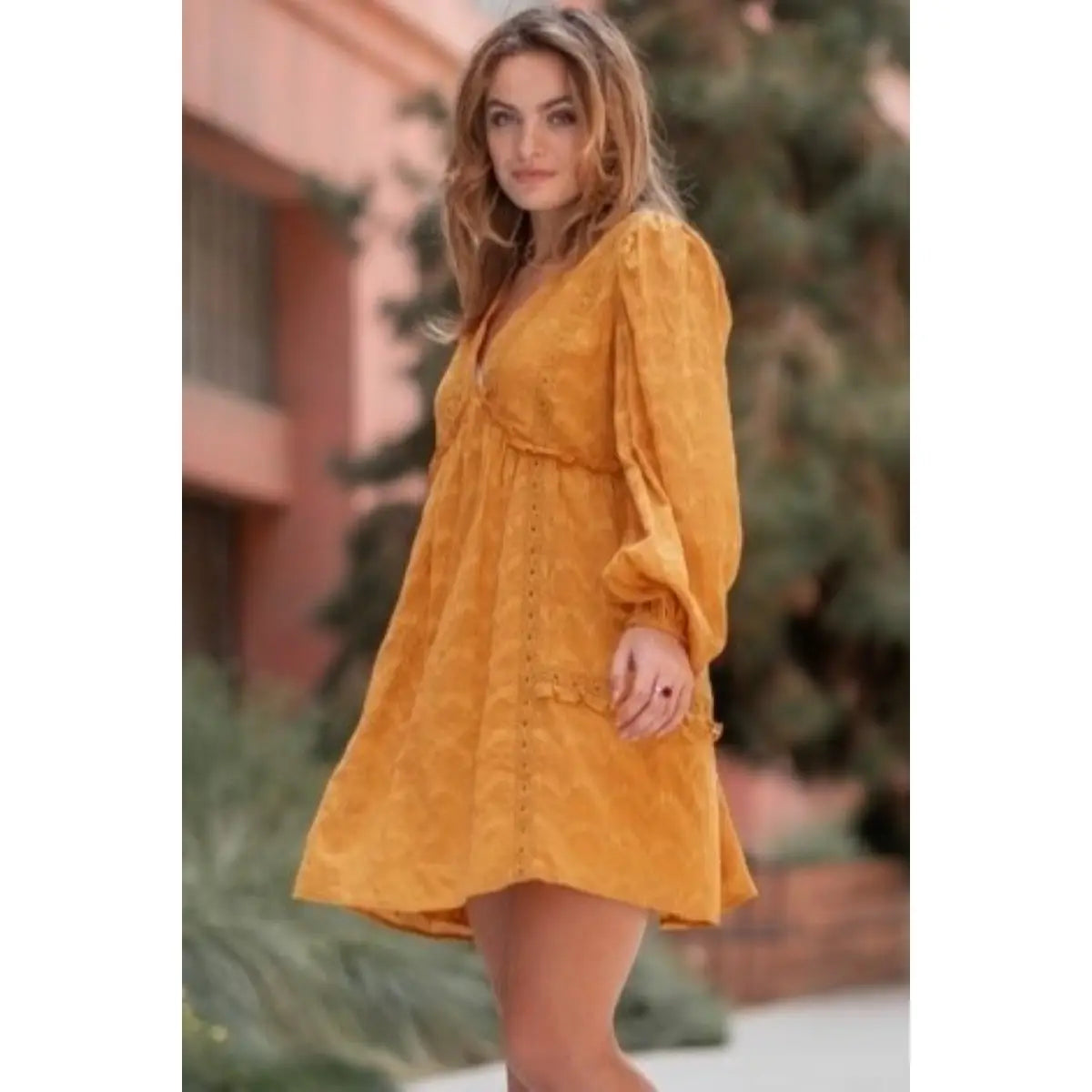 Babydoll Sunflower Dress