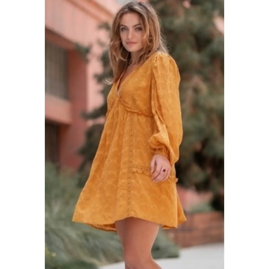 Babydoll Sunflower Dress