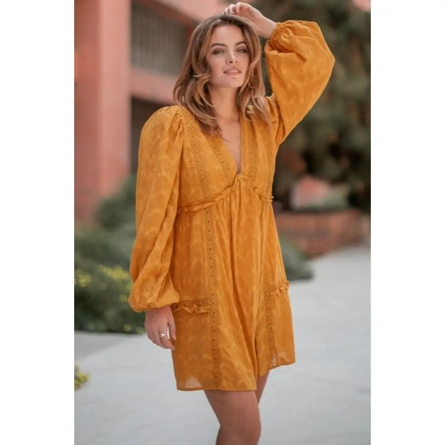 Babydoll Sunflower Dress FINAL SALE Large