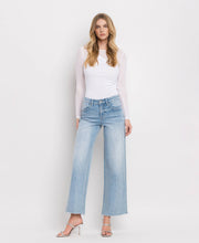 Olivia- Wide Leg High Rise Summer Wash