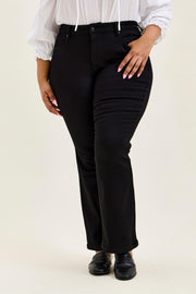 Tummy Control Bootcut- Jet Black