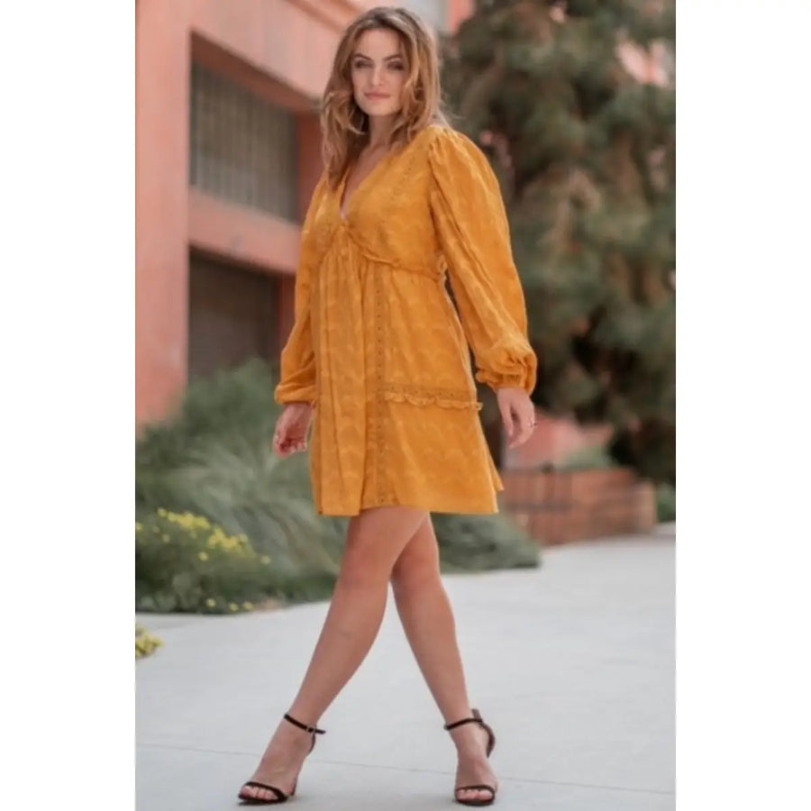 Babydoll Sunflower Dress