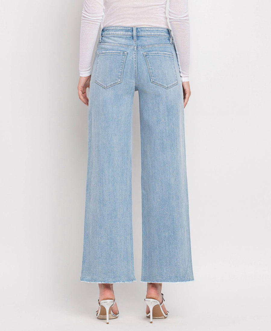 Olivia- Wide Leg High Rise Summer Wash