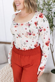 WAREHOUSE Presley Palazzo Pants - Brick