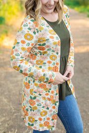 WAREHOUSE Classic Cardigan - Fall Boho Floral FINAL SALE