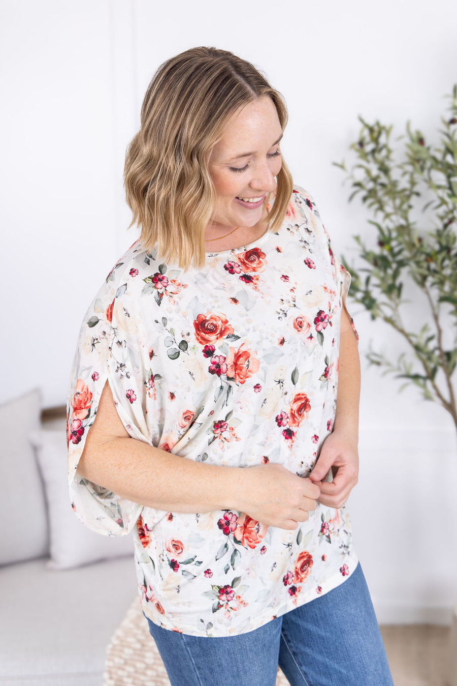 WAREHOUSE Darcy Dolman - Pink Bloom