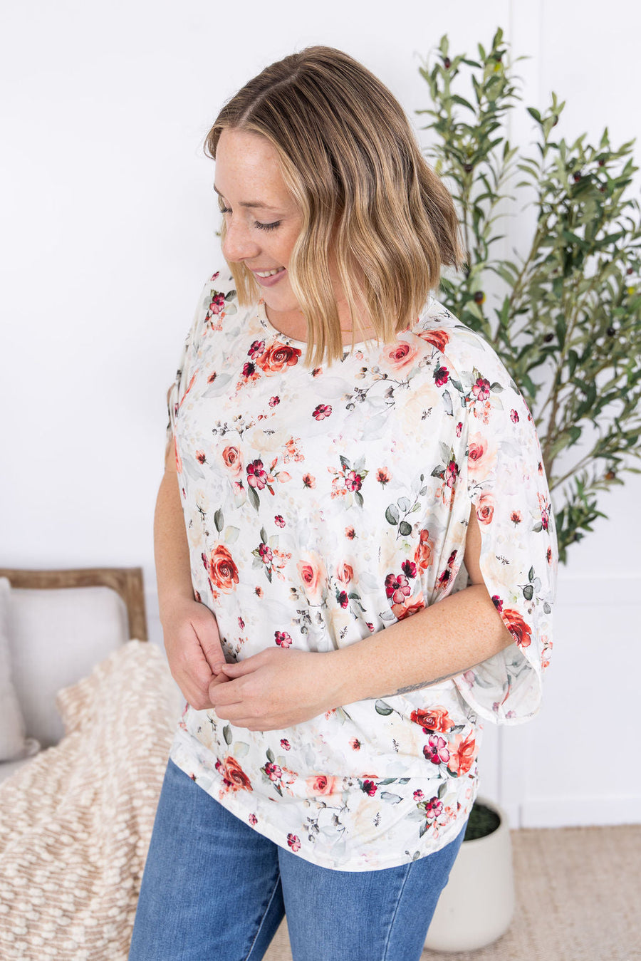 WAREHOUSE Darcy Dolman - Pink Bloom