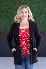 WAREHOUSE Scarlett Sweater Jacket - Black