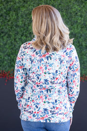 WAREHOUSE Soft Funnel Neck - Winter Berry